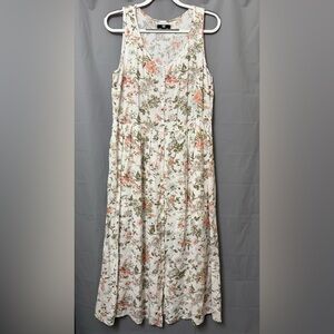 Frye Ladies Button Front Midi Dress Size L